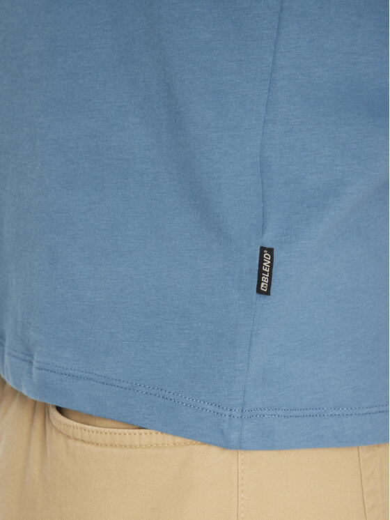 Blend Blend Tričko 20717759 Modrá Regular Fit
