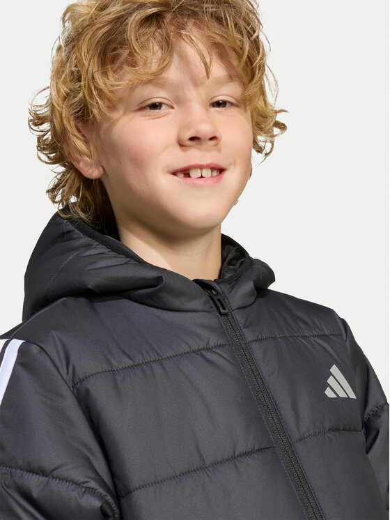 adidas adidas Geacă de iarnă Essentials 3-Stripes JW2443 Negru Regular Fit