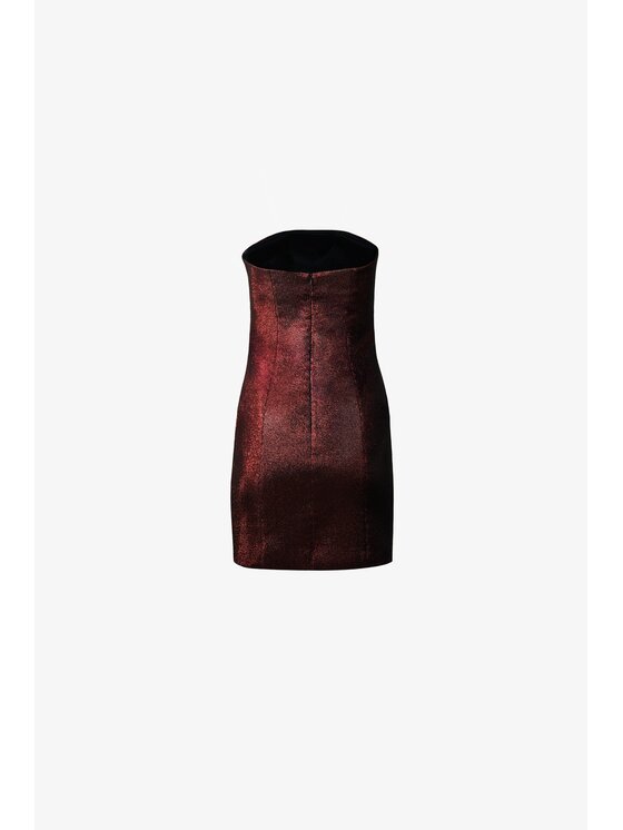 LE POSSÉ LE POSSÉ Φόρεμα κοκτέιλ SKZDT Κόκκινο Slim Fit
