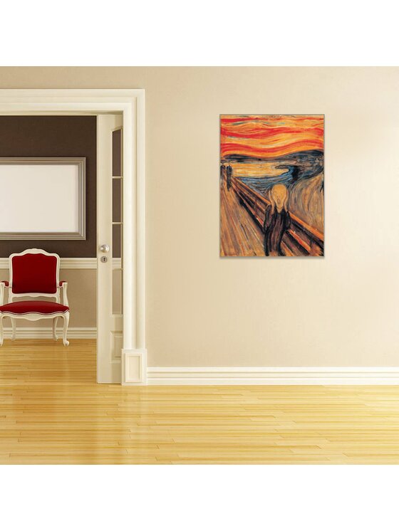 Artopweb Artopweb Dekoracja ścienna The Scream Kolorowy
