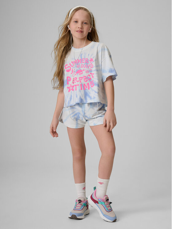 4F 4F Szorty sportowe POOLSIDE CLUB Niebieski Regular Fit
