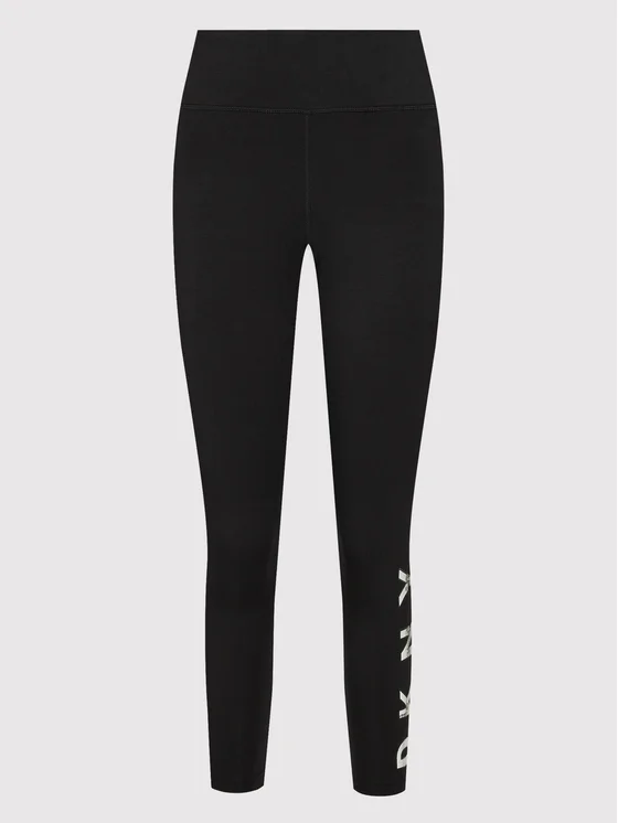 DKNY Sport Leggings DPPP1223 Schwarz Slim Fit