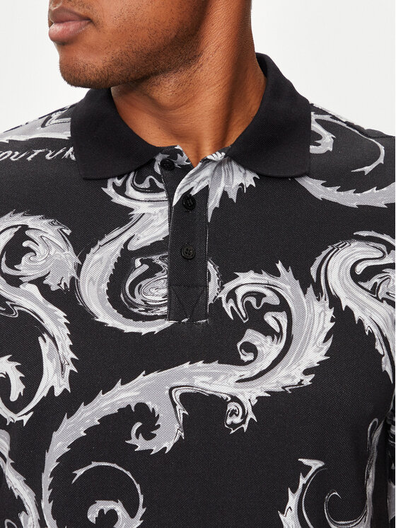 Versace Jeans Couture Versace Jeans Couture Polo 77GAG6S0 Crna Regular Fit