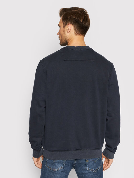 Felpa M1BQ10 K9W01 Blu scuro Regular Fit