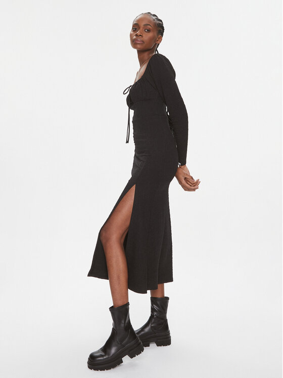 HUGO HUGO Rochie de zi Navenda 50508645 Negru Regular Fit