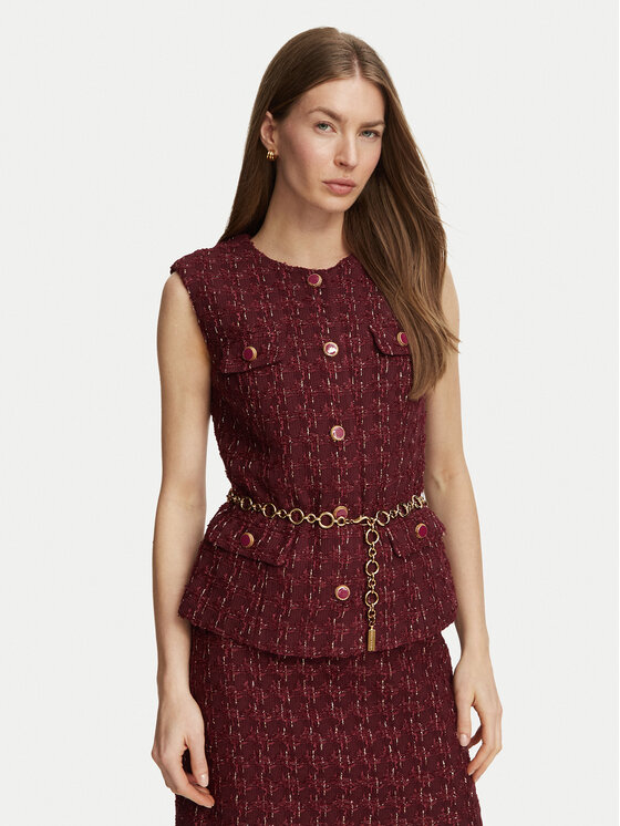 Marciano Guess Marciano Guess Vest G6BN03 W4327 Bordoopunane Regular Fit