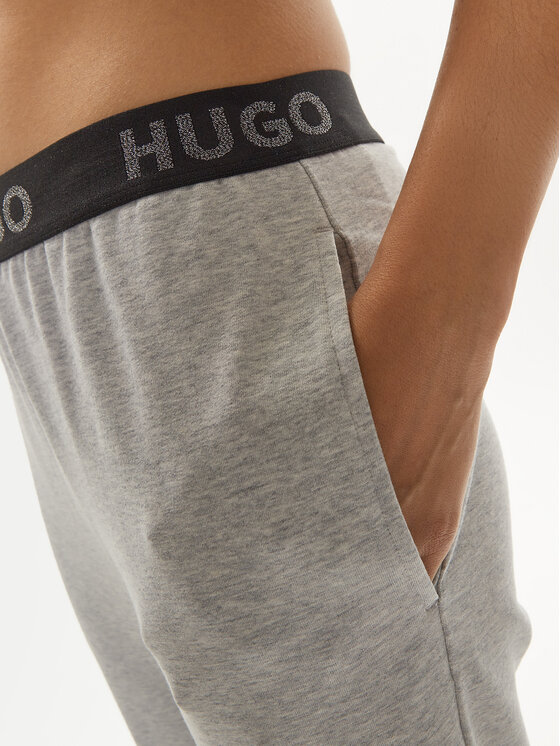 HUGO Hugo Spodnie dresowe Sporty Logo 50520499 Szary Regular Fit