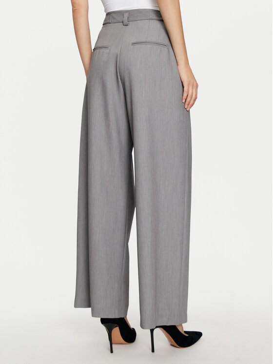 Imperial Imperial Spodnie palazzo P5B8IIC Szary Wide Leg