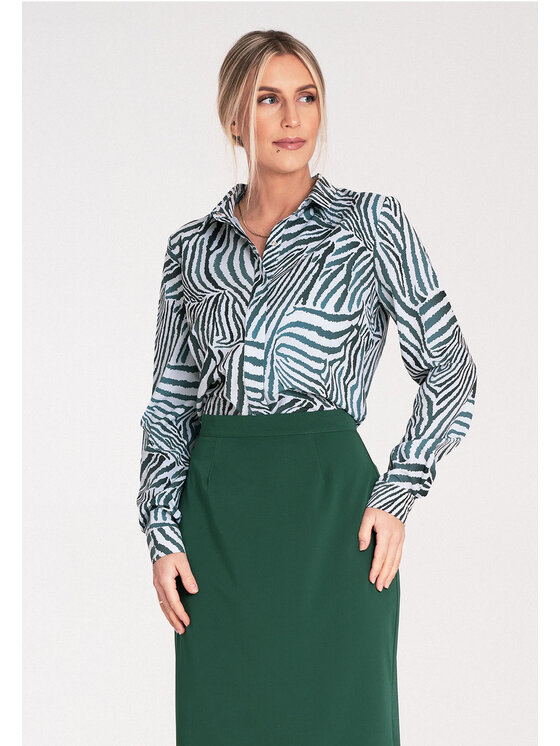 FIGL FIGL Koszula M1068 Kolorowy Regular Fit
