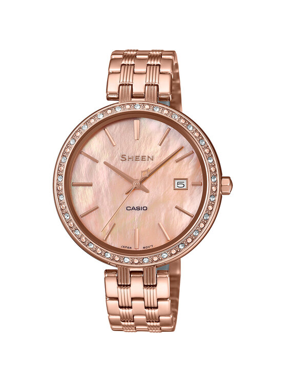 Casio Casio Ρολόι SHE-4052PG-4AUEF Ροζ χρυσό