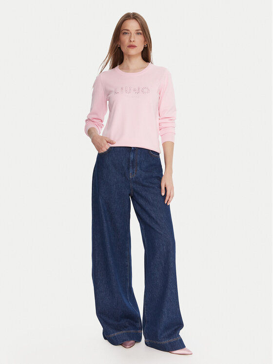 Liu Jo Liu Jo Pulover TF5248 MS63L Roza Regular Fit