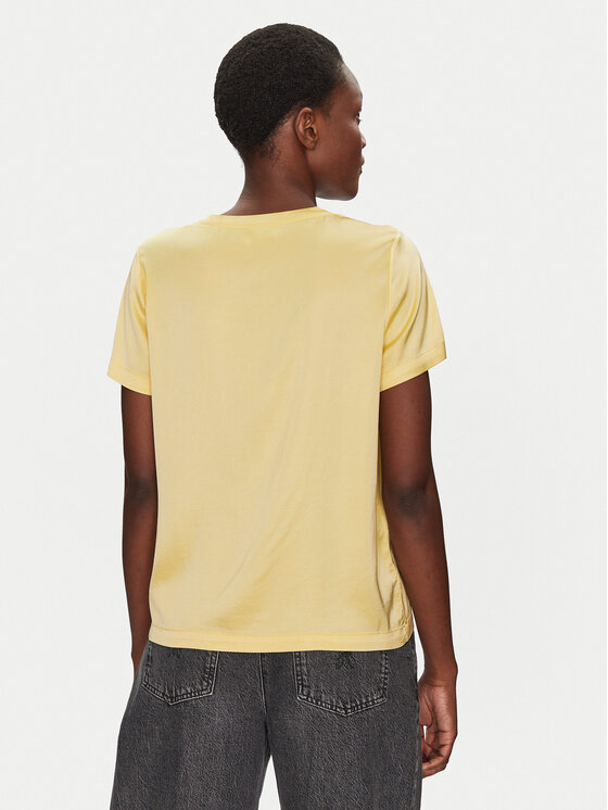 ViCOLO ViCOLO Bluzka TD0007 Żółty Relaxed Fit