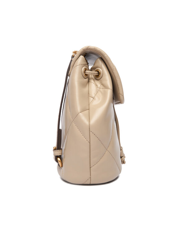 Tory Burch Tory Burch Batoh Kira Diamond Quilt Small Bacpack 170485 Écru