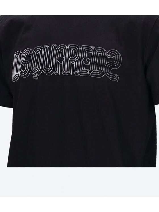 Dsquared2 Dsquared2 T-Shirt S74GD1161 S23009 Černá Regular Fit