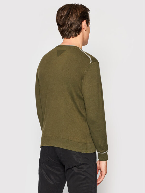 Guess Guess Pullover Kevin M1YR53 Z2SA0 Grün Slim Fit