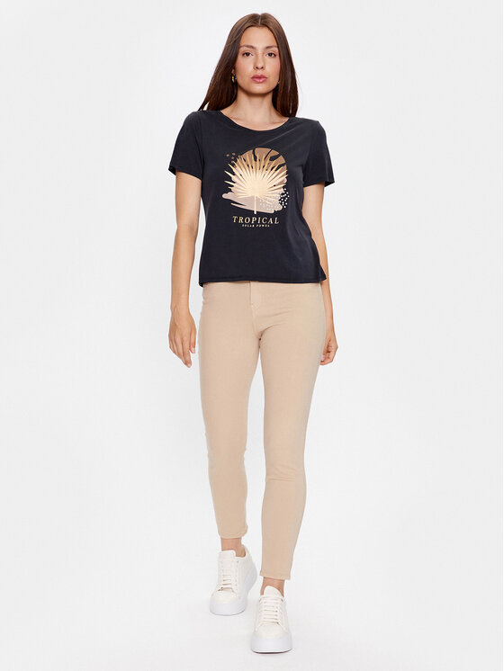 ONLY ONLY Μπλουζάκι 15296948 Μαύρο Regular Fit