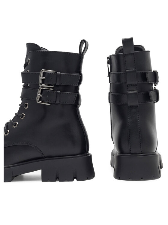 DeeZee DeeZee Schnürstiefeletten CS5907-02 Schwarz