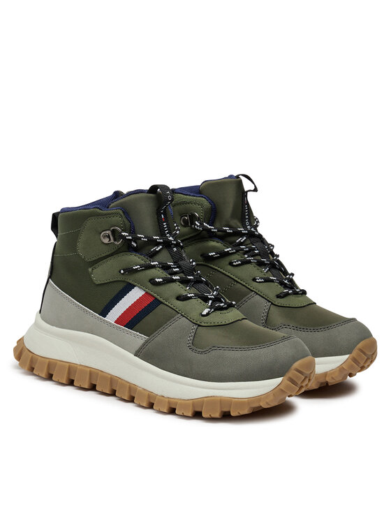 Tommy Hilfiger Tommy Hilfiger Schnürschuhe T3B9-33680-1696A S Grün