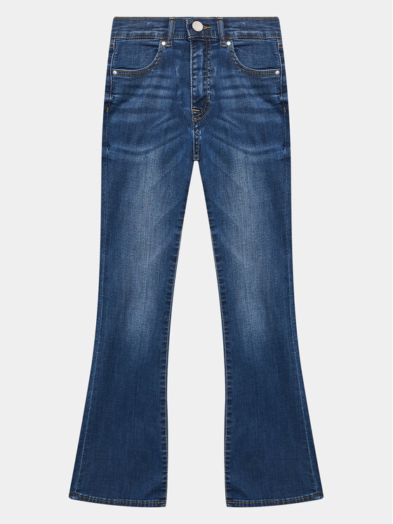 Guess Džínsy J3YA03 D52V0 Tmavomodrá Flare Fit