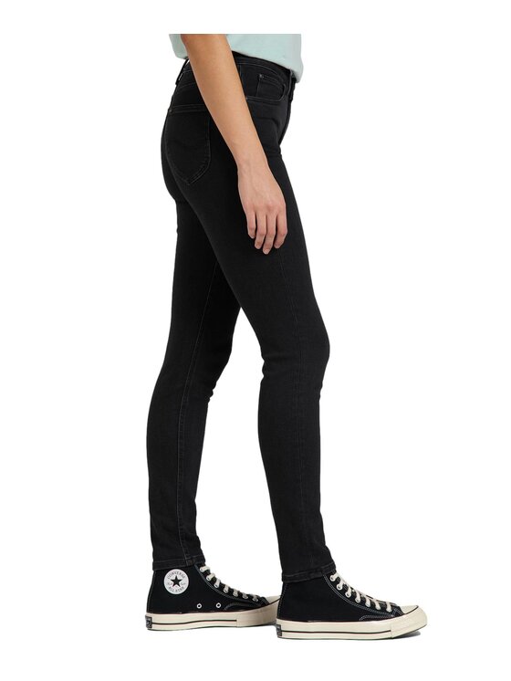 Lee Lee Jeansy L32SOZVT Czarny Slim Fit