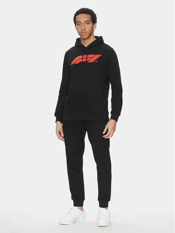 Puma Puma Džemperis F1 Ess Logo 625853 Juoda Regular Fit