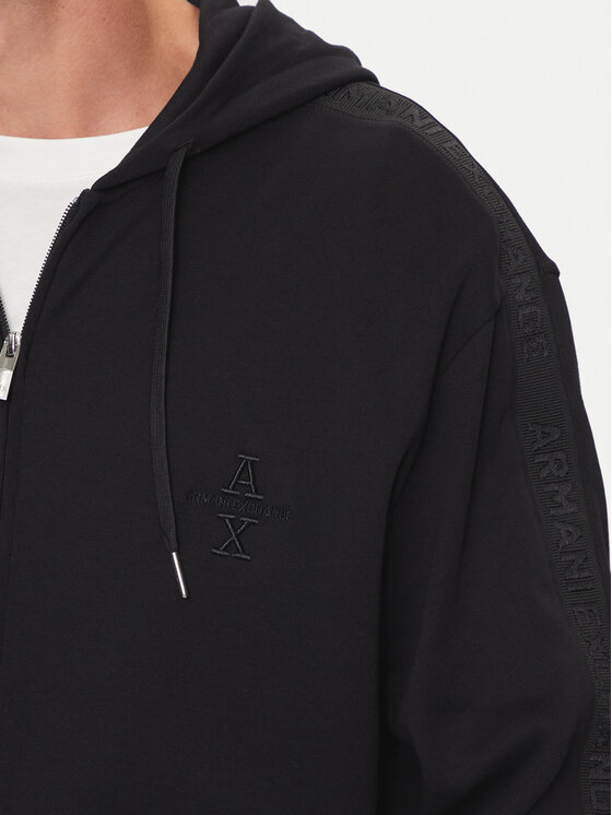 Armani Exchange Armani Exchange Felpa 6DZMLC ZJNNZ 1200 Nero Regular Fit