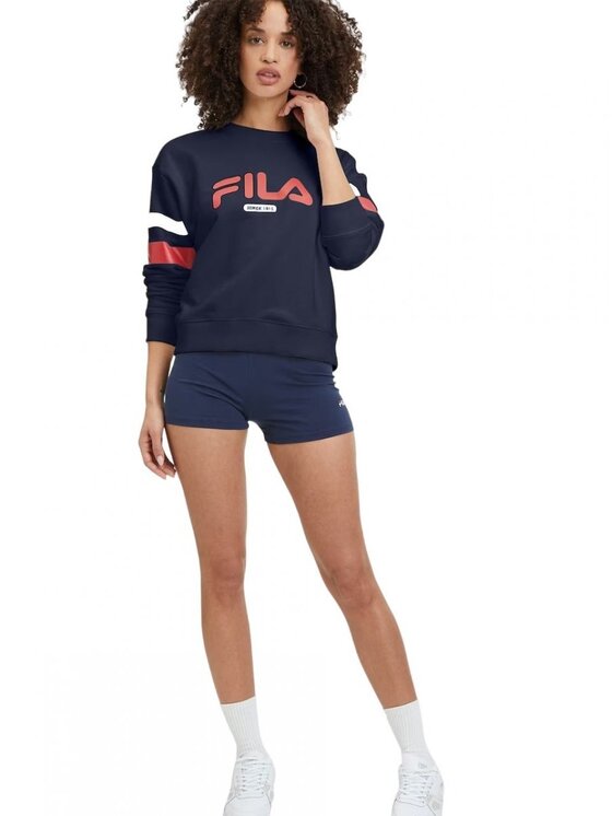 Fila Fila Mikina FAW0742.50004 Tmavomodrá Regular Fit