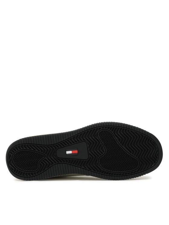 Tommy Jeans Tommy Jeans Laisvalaikio batai Basket Canvas EM0EM01163 Žalia