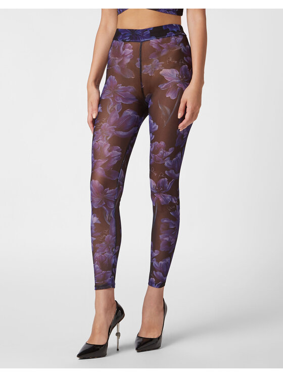 PHILIPP PLEIN PHILIPP PLEIN Legíny 2999 Čierna Skin Tight Fit