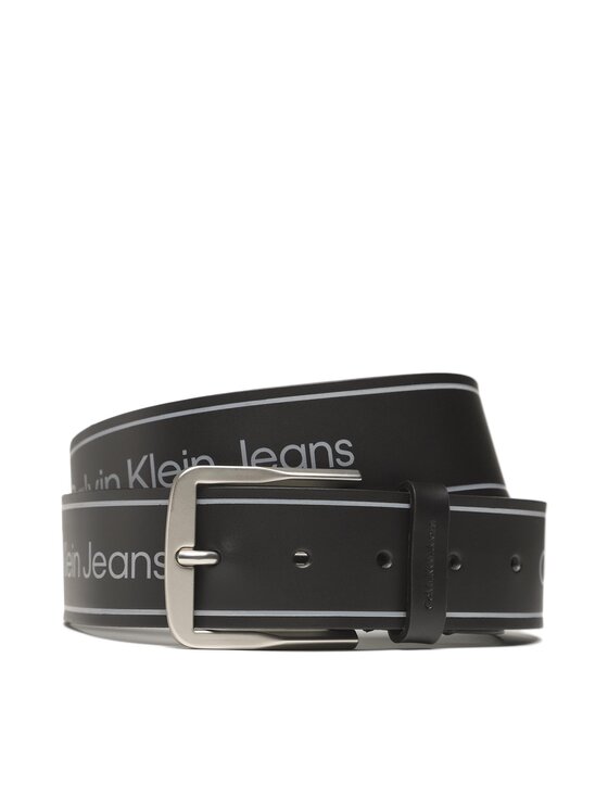 Curea pentru Bărbați Calvin Klein Jeans Round Classic Belt Aop 40Mm K50K510159 Negru