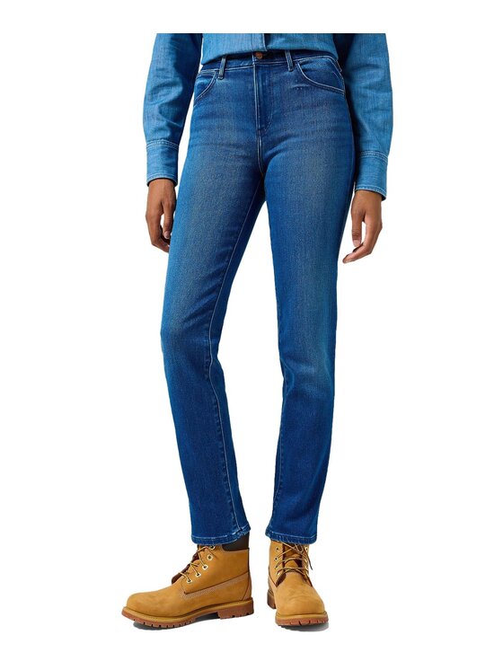 Wrangler Wrangler Jeansy 112356388 Niebieski Straight Leg