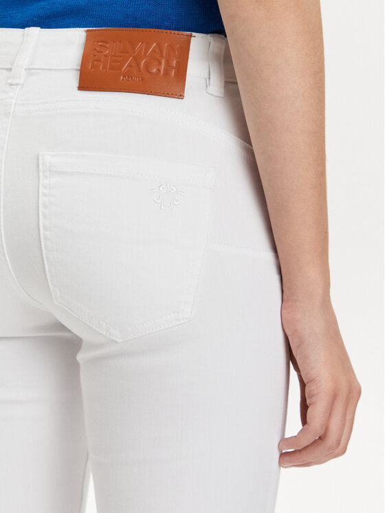 Silvian Heach Silvian Heach Jeansy GPP24504JE Biały Regular Fit
