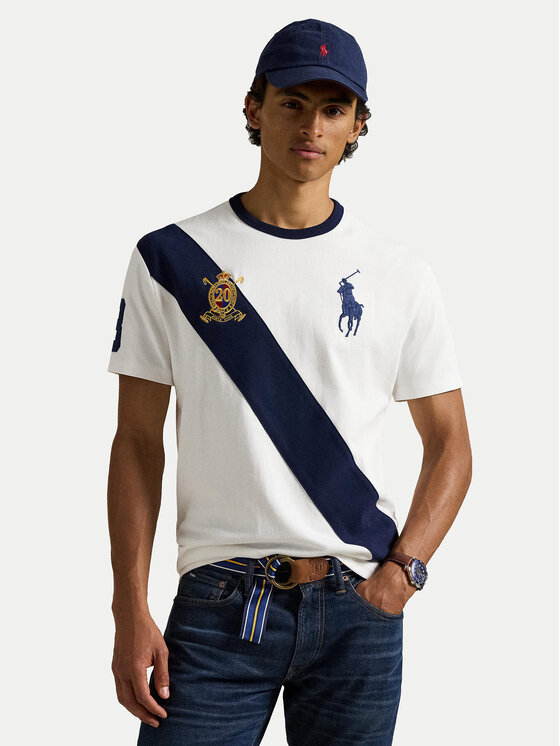 Polo Ralph Lauren Polo Ralph Lauren T-Shirt 710981767004 Bílá Regular Fit