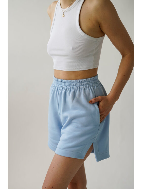 Duende Duende Szorty materiałowe Dash Short Granatowy Regular Fit