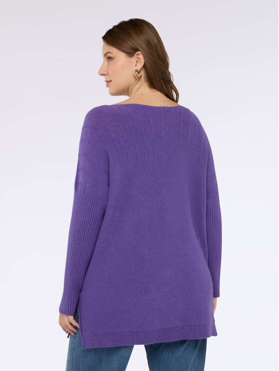 Fiorella Rubino Fiorella Rubino Maglione M026E002012N029 Viola Regular Fit