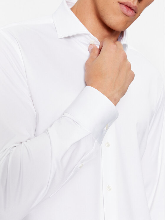 BOSS Boss Camicia P-Hank-Spread-C1-222 50503533 Bianco Slim Fit