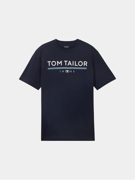 Tom Tailor Tom Tailor Marškinėliai 1040988 Tamsiai mėlyna Regular Fit