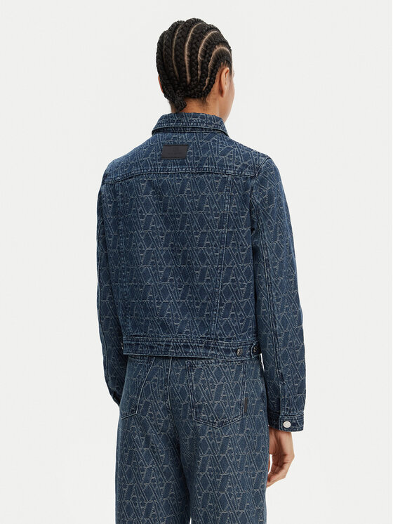 Armani Exchange Armani Exchange Džinsinė striukė XW000556 AF12844 FB055 Mėlyna Regular Fit