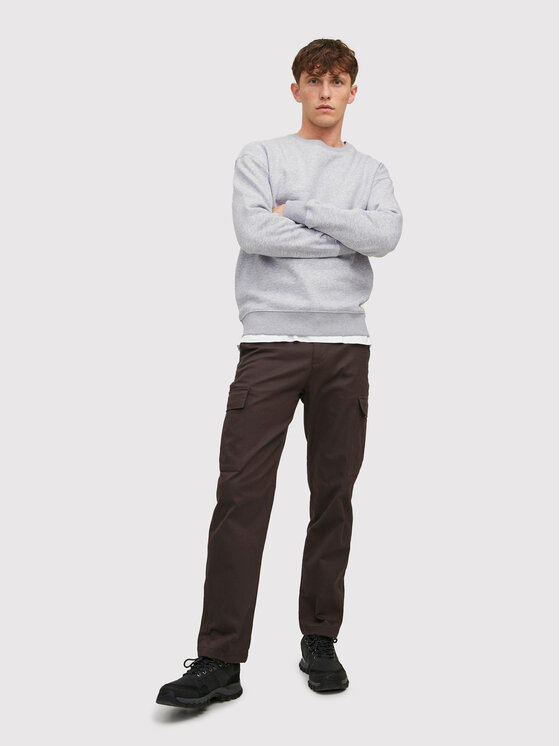 Jack&Jones Jack&Jones Majica dugih rukava Star 12208182 Siva Regular Fit