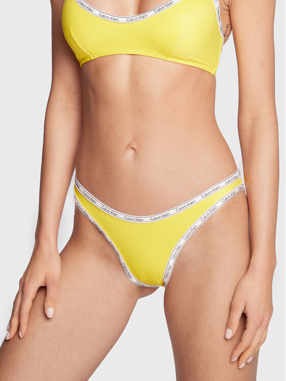 Calvin Klein Swimwear Donji Dio Kupaćeg Kostima KW0KW01952 Žuta