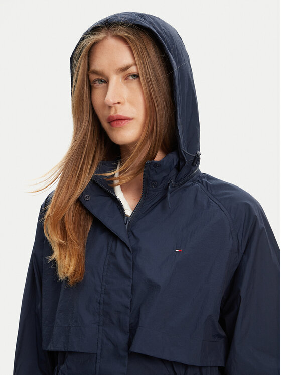 Tommy Hilfiger Tommy Hilfiger Jakna protiv vjetra WW0WW46444 Tamnoplava Relaxed Fit