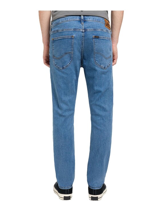 Lee Lee Jeansy 112349492 Niebieski Fitted Fit