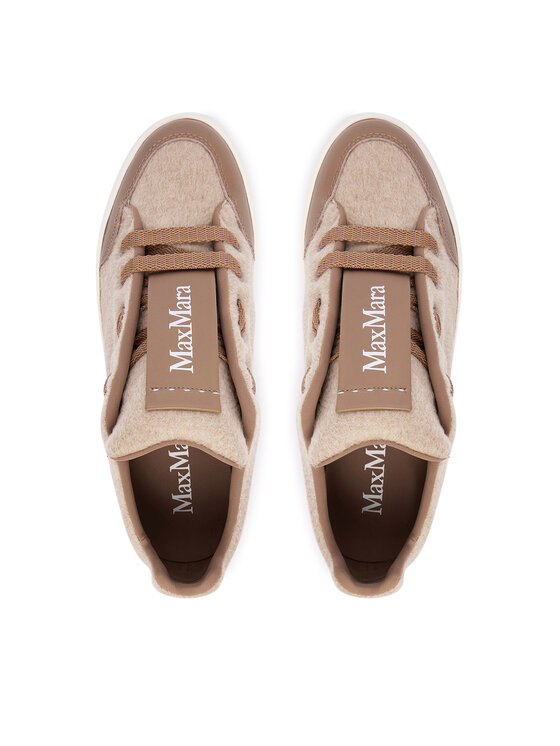 Max Mara Max Mara Sneakersy Maxiws 2524766032650 Beżowy
