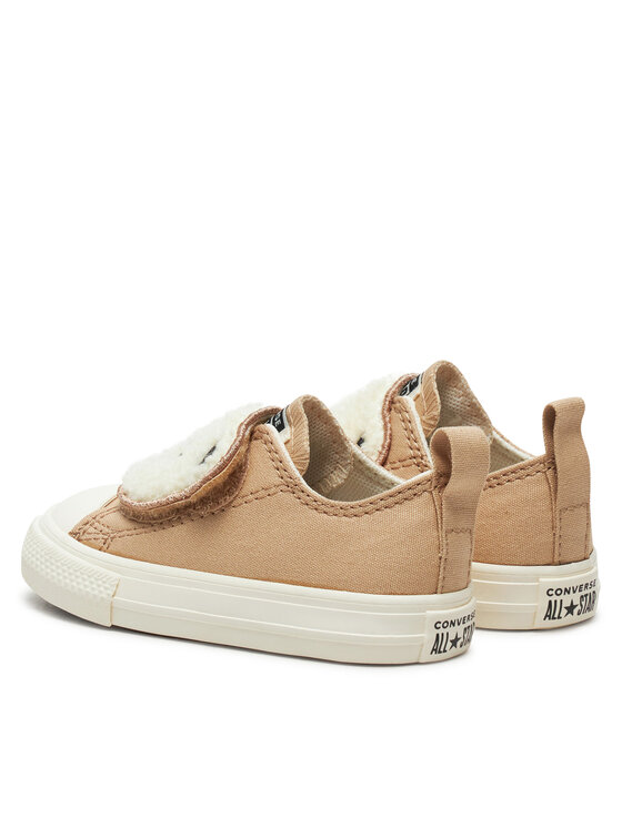 Converse Converse Plátěnky Chuck Taylor All Star One Strap Ox A10040C Béžová