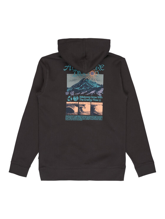 Billabong Billabong Bluză Compass Po EBYSF00173 Negru Regular Fit