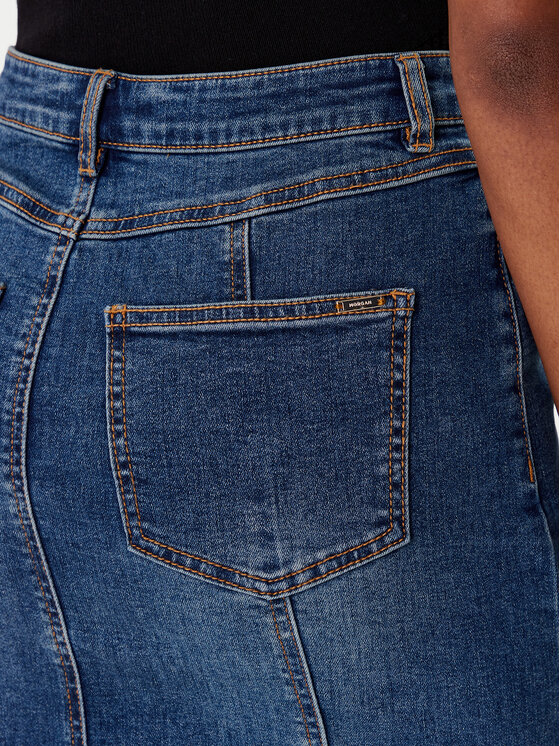 Morgan Morgan Jeansrock 252-JAFTER Blau Slim Fit