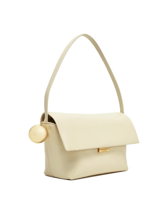 JACQUEMUS JACQUEMUS Kabelka Le Rond Carre 24H243BA383-3171 Krémová
