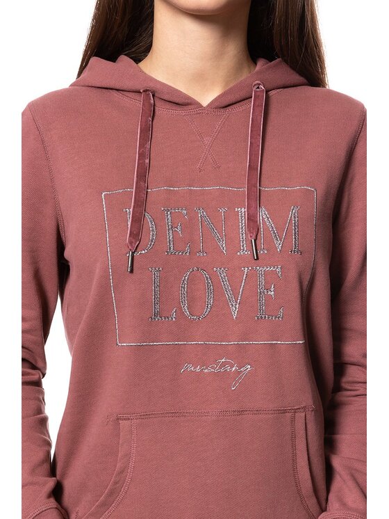 Mustang Mustang Felpa BELLA H STRUCTURE Marrone Regular Fit