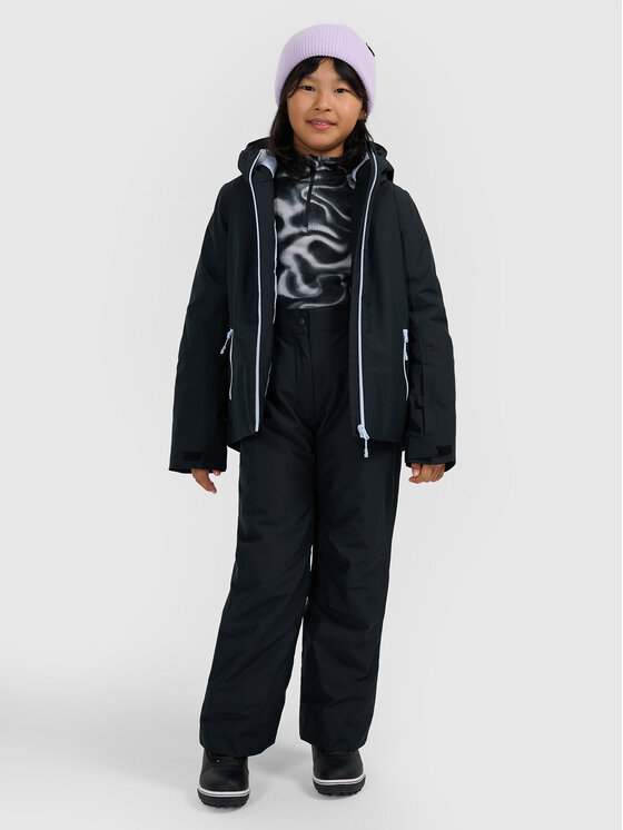 4F 4F Kurtka narciarska BASIC SKI Czarny Regular Fit