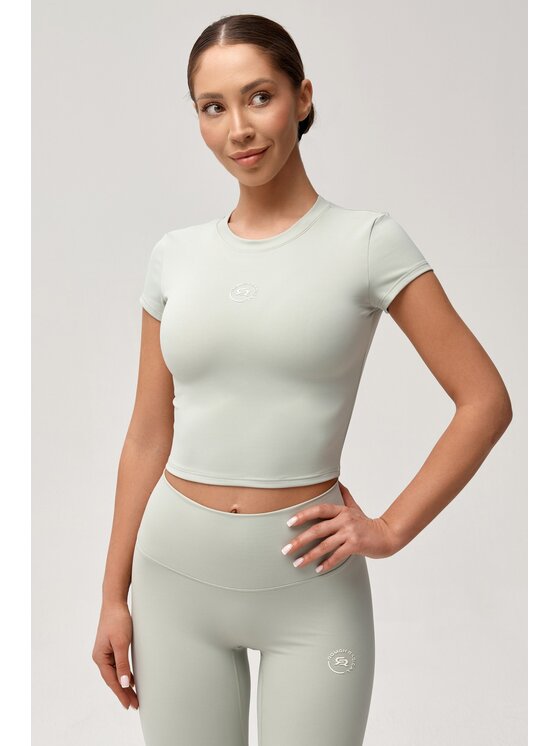 ROUGH RADICAL ROUGH RADICAL Koszulka techniczna ZOYA CLASSIC Zielony jasny Slim Fit